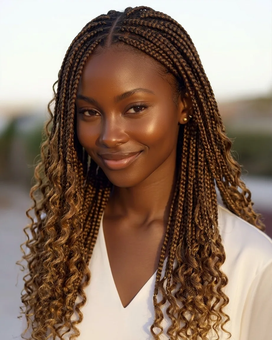 Box / Knotless Braids, ejemplo 5